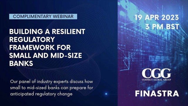 Cover image of the "Building a resilient regulatory framework for small and mid-size banks" webinar