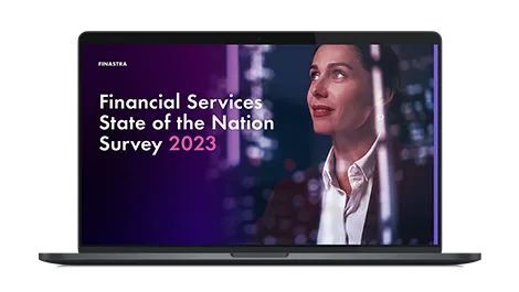 Finastra State of the Nation 2023 report laptop preview image