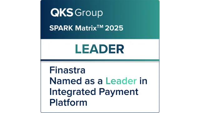 Finastra named as a Leader in Integrated Payment Platform
