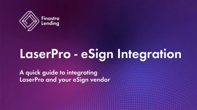Cover image for the "Finastra eSign demo" video