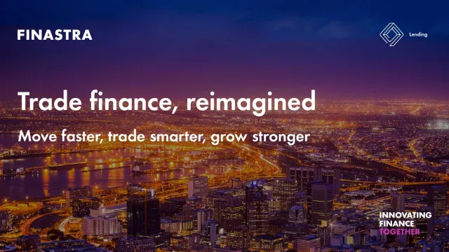Cover image of "Trade finance, reimagined" video