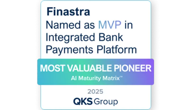 Finastra named as an MVP in the 2025 AI Maturity Matrix™ Logo