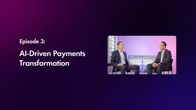 Cover image of "AI-driven payments transformation" episode