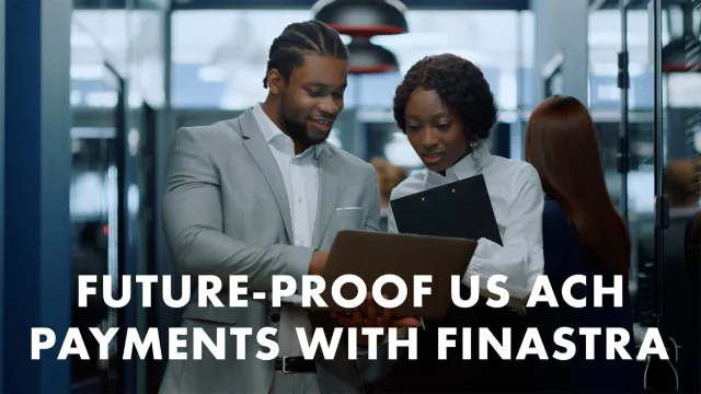 Cover image of "Future-proof US ACH payments with Finastra" video