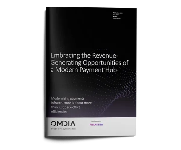 Modern payment architecture report cover image