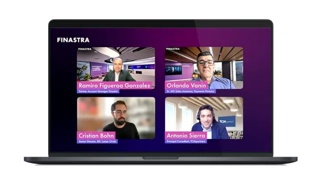 Image of laptop with cover slide of "Payments 2026 in LATAM: Turning multi-rail complexity into competitive advantage (Spanish)" webinar
