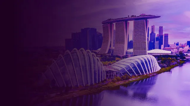 Singapore skyline featuring Marina Bay Sands and Gardens by the Bay
