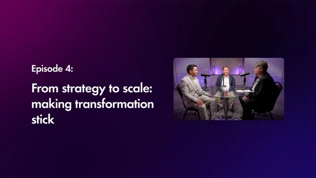 Finastra TV - From strategy to scale: making transformation stick
