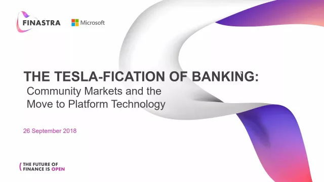 The Tesla-fication of Banking