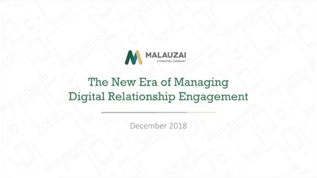 The New Era of Managing Digital Relationship Engagement