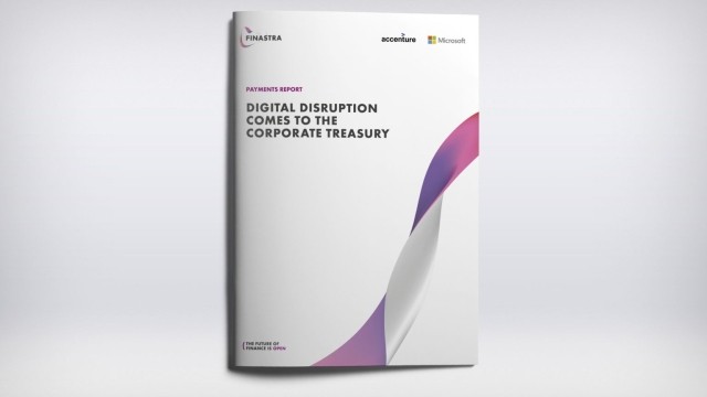 Payments report: Digital Disruption comes to the Corporate Treasury