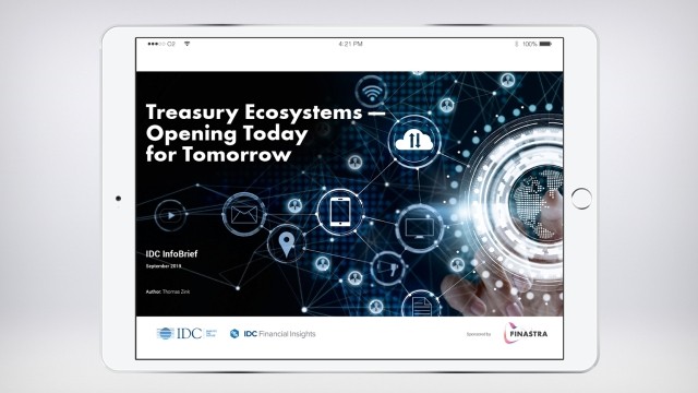 IDC Infobrief: Treasury Ecosystems - Opening Today for Tomorrow