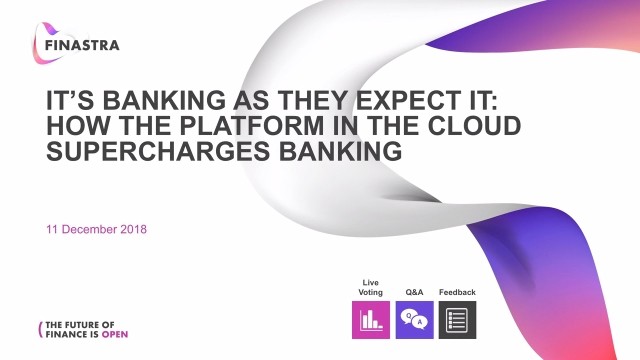 How the platform in the cloud supercharges banking