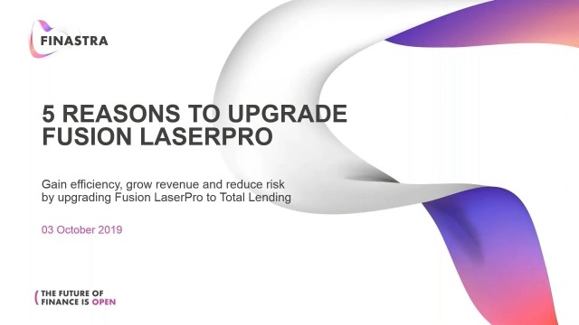 5 Reasons to Upgrade Fusion LaserPro 