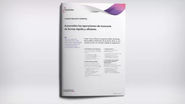 Fusion Treasury Essential (Factsheet) [Spanish]