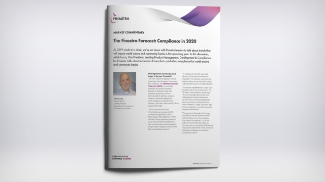 2020 Finastra Compliance Forecast
