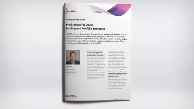 Predictions for 2020: Lending and Portfolio Strategies