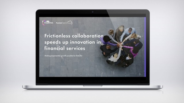 Frictionless collaboration speeds up innovation in financial services