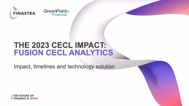 The 2023 CECL Impact: Fusion CECL Analytics