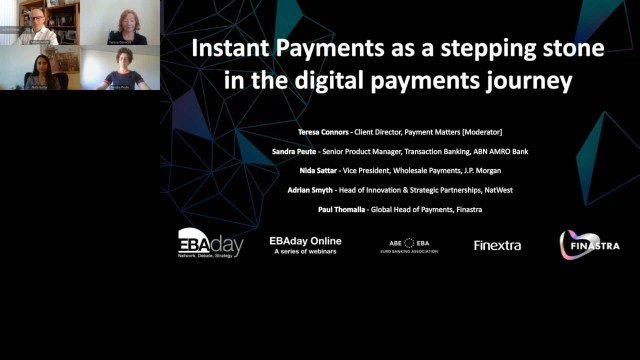 EBAday - Instant Payments as a stepping stone in the digital payments journey