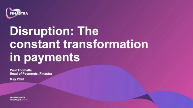 Transformation in payments