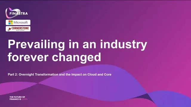 Prevailing in an industry forever changed, Part 2: Overnight transformation and the impact on cloud and core