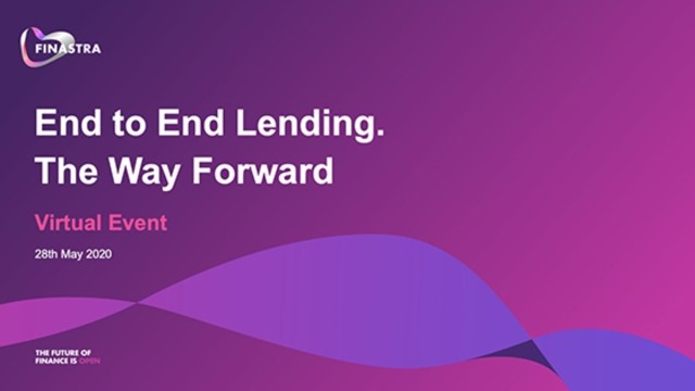 The way forward. End-to-end Lending