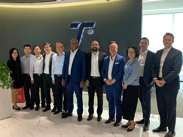 The Hundsun, Vista Equity Partners and Finastra team (taken in September 2019, prior to the Covid-19 outbreak)