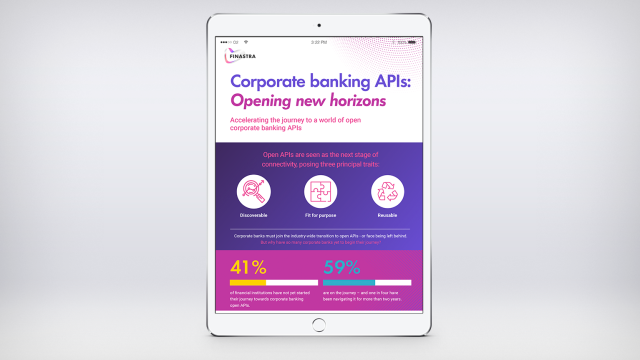 Corporate Banking APIs: Opening New Horizons (Infographic)