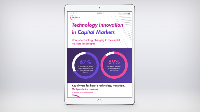 Technology innovation in Capital Markets (Infographic)
