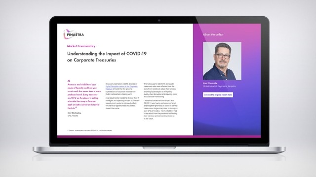 Understanding the impact of COVID-19 on corporate treasuries