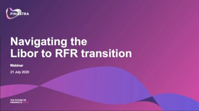 Navigating the LIBOR to RFR transition