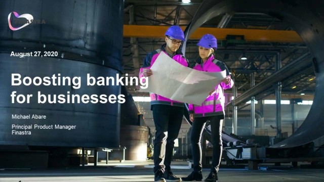 Boosting banking for businesses