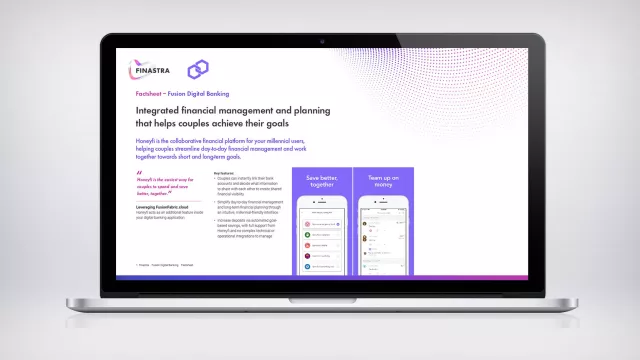 Image of laptop screen with Honeyfi App on phone