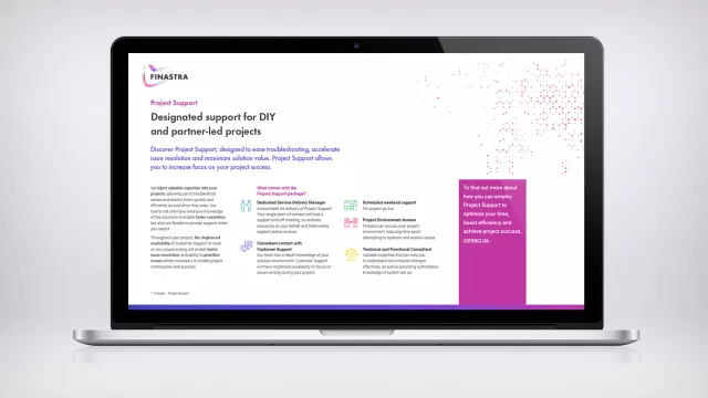 Project Support brochure cover