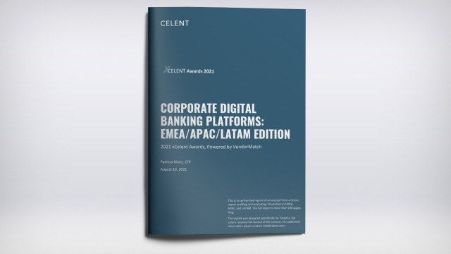 Fusion Corporate Channels leads rest of world Corporate Digital Banking Platforms: 2021 xCelent awards