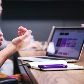 People working in office