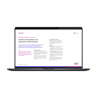 LaserPro cloud enhances user experiences with AI Assistant 1400x1400