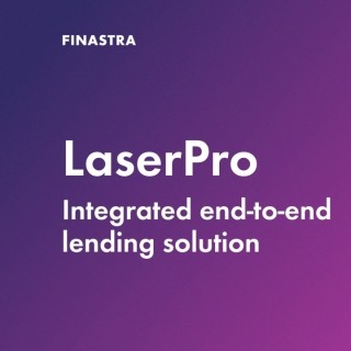 Cover slide for the "LaserPro end-to-end loan origination video"