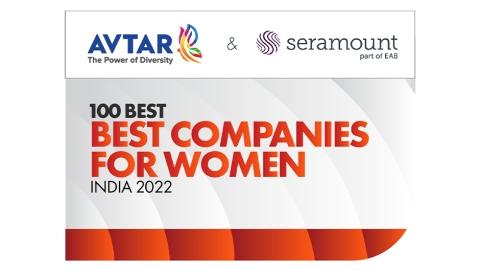 2022 Avtar & Seramount Best Companies for Women in India (Award)