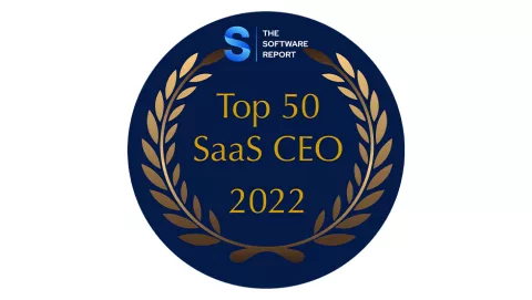The Software Report - Top 50 SaaS CEOs 2022 (Award)