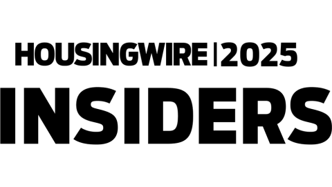 HousingWire Insiders 2025 award logo