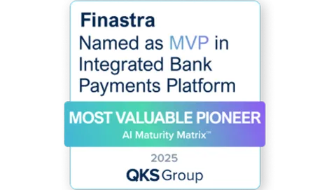 Finastra named as an MVP in the 2025 AI Maturity Matrix™ Logo