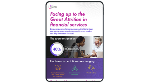 Facing up to the Great Attrition in global financial services (Infographic)