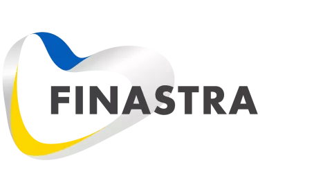 Finastra logo with Ukraine colors