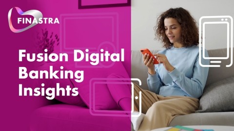 Cover slide of the "Fusion Digital Banking Insights" video