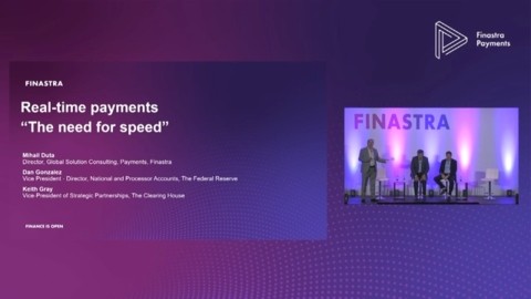Cover of "Real-time payments 'The need for speed'" video