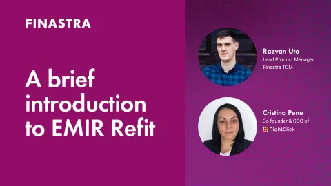 Cover image of "A brief introduction to EMIR Refit" video