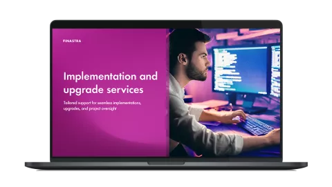 Cover image for "Implementation and upgrade services" brochure