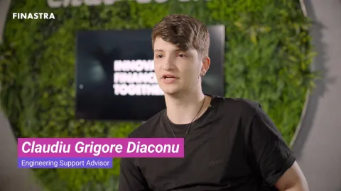 Claudiu Grigore Diaconu, Technical Support Engineer, emphasises the importance of teamwork and collaboration across different business units